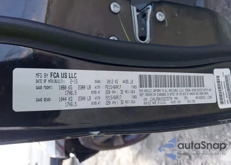 2015 Jeep Patriot Altitude Edition z USA, uszkodzony, nr VIN 1C4NJPBA1FD273774